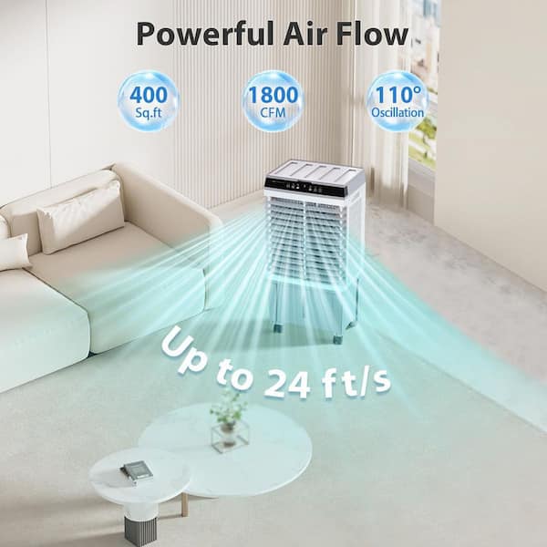 Nordic Hygge 1800 СFM 3-Speed Portable Evaporative Air