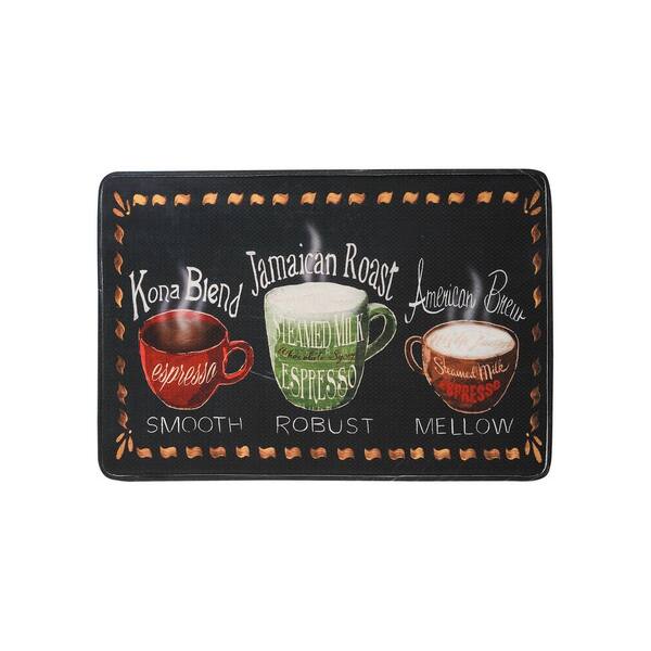 EverGrace Jamaican Roast Rectangle Kitchen Mat 22in.x 35in.
