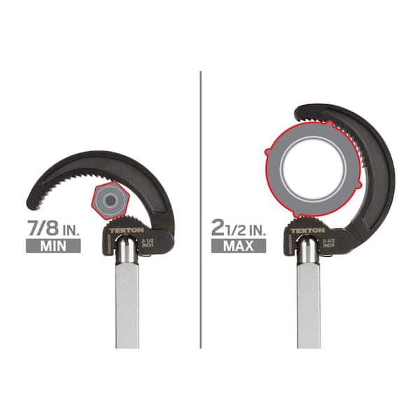 10 in. to 17 in. Telescoping 7/8 - 2-1/2 in. Basin Wrench