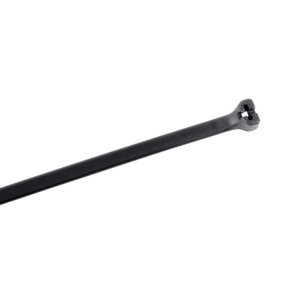 Gardner Bender 11 in. Cable Tie with Metal Pawl Black 50 lb