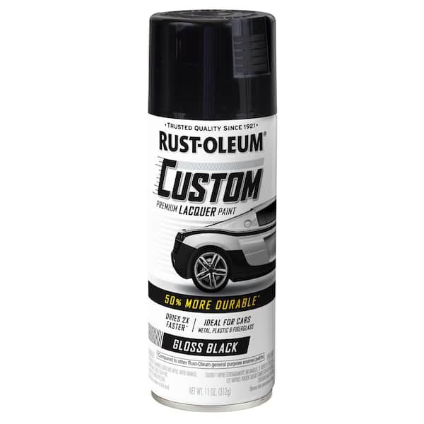 Rust-Oleum Satin Black Wheel Spray Paint