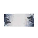 0.1 in. H x 16 in. W x 36 in. D Winter Wonderland Double Layer Christmas Table Runner