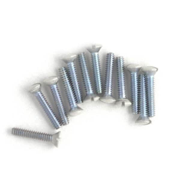 AMERELLE 3/4 in. Wall Plate Screws, Almond (10-Pack)