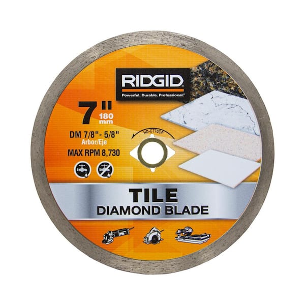 RIDGID 7 in. Continuous Diamond Blade