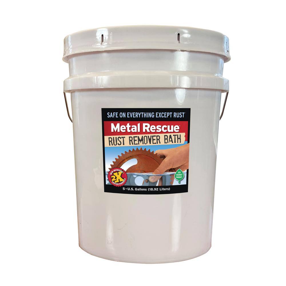 METAL RESCUE 5 Gal. Rust Removal Bath5MR The Home Depot