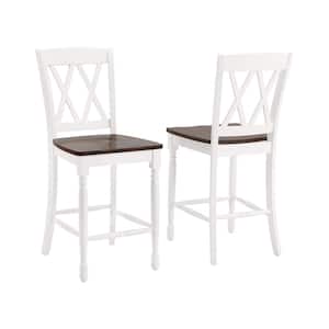 Shelby White Counter Height Stool (Set of 2)