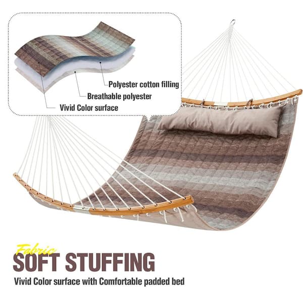 Quictent 115 in. Space-Saving Patio Hammock with Stand Quictent 115 in. Space-Saving Patio Hammock with Stand