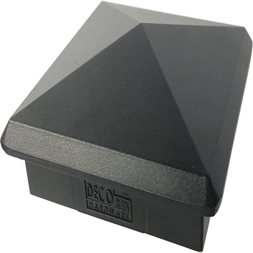 "3.5"" x 3.5"" Aluminium Pyramid Post Cap for True 3.5"" x 3.5"" Wood Posts – Heavy-Duty Black Outdoor Deck & Fence Post Cap" price history on PriceWatchPro