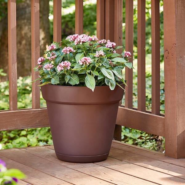 Southern Patio Unearthed Large 17 in. x 19 in. Fiberglass Tall Planter  GRC-081692 - The Home Depot