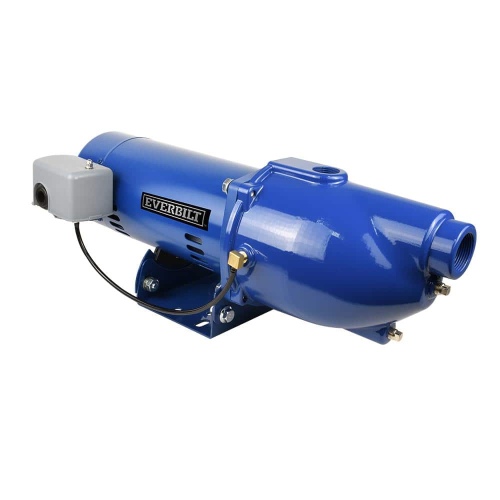 Everbilt 3/4 HP Cast Iron Shallow Well Jet Pump HDSWJ7 - The Home