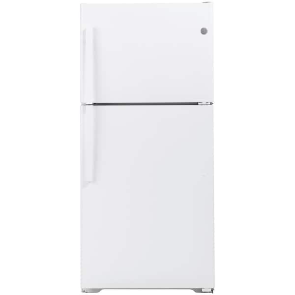 GE 19.2 cu. ft. Top Freezer Refrigerator in White, ENERGY STAR