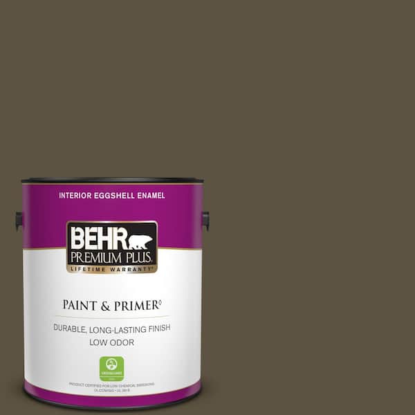 BEHR PREMIUM PLUS 1 gal. #750D-7 Hampton Eggshell Enamel Low Odor Interior Paint & Primer