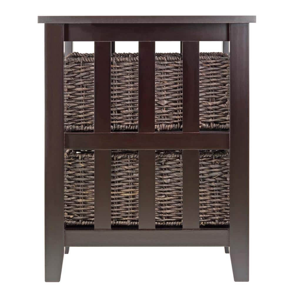 Morris Side Table with 2 Foldable Baskets - thumbnail 6