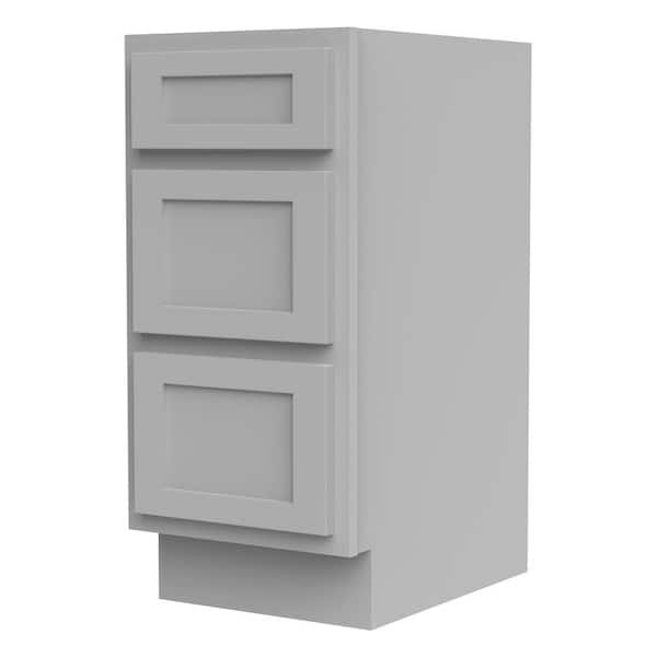Vanity Art 15 in. W x 21 in. D x 32.5 in. H 3-Drawers Bath Vanity Cabinet Only in White