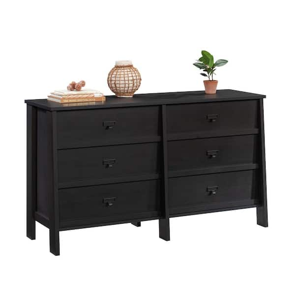 Sauder shop black dresser