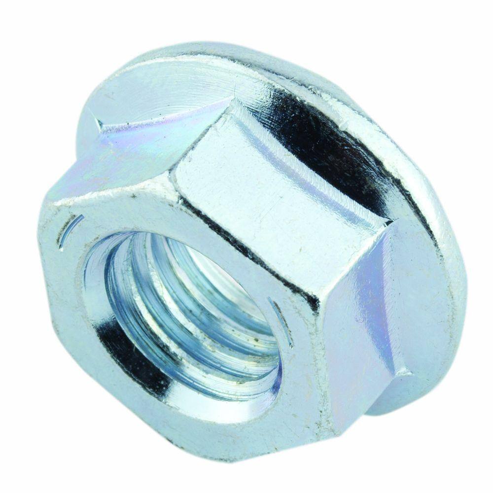 24 1/2-13 Stainless Steel Serrated Hex Flange Nuts Flange Locknuts 