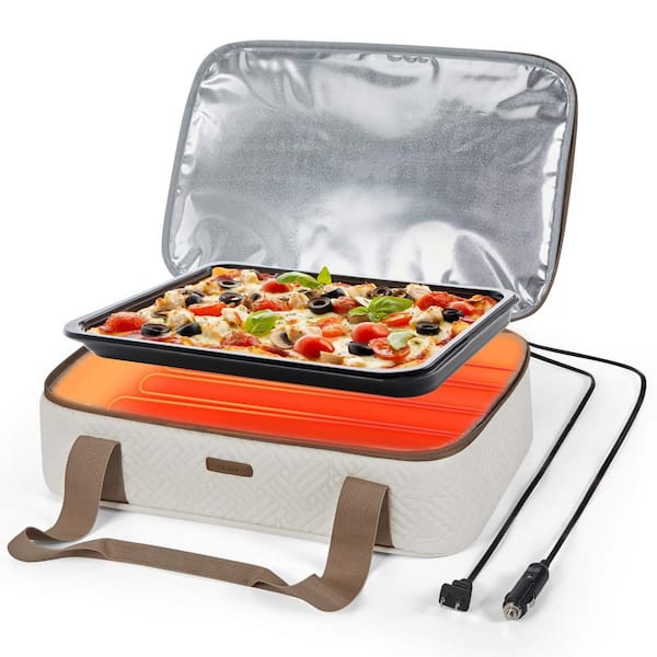 1 Piece Food Warmer Heated Casserole Carrier Set, Electirc 12V 110V Portable Food Warmer Insulated Casserole Carrier