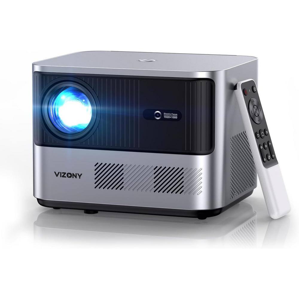 Built-in Apps, 2026 Upgraded] Mini Projector WiFi 6 Bluetooth 5.4, 35"-130" 1080P Full HD Short Throw Portable Projector For IOS Android Phone Laptop TV Stick HDMI USB