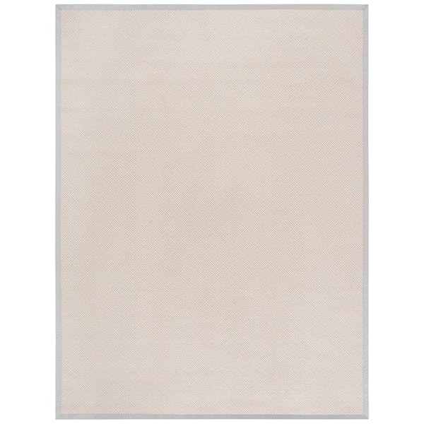 Napa Faux Sisal 8 ft. x 10 ft. Natural/Beige Diamond Geometric Area Rug