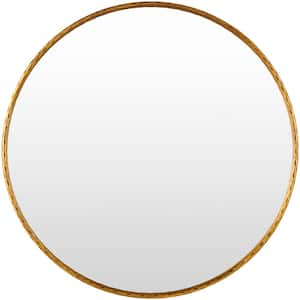 Jalen 40 in. x 40 in. Gold Framed Decorative Mirror