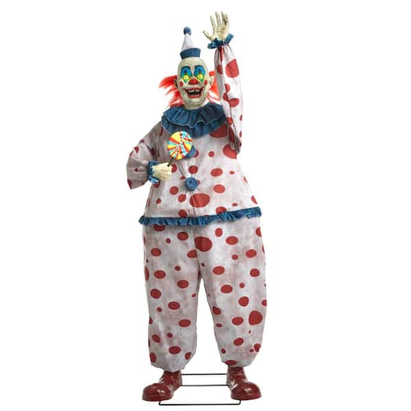 Home Accents Holiday 6.9 ft. Life-Sized Animated Old Time Clown