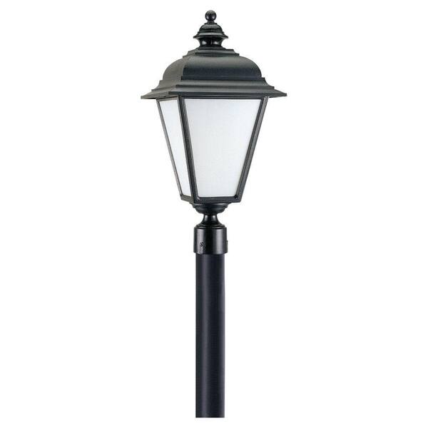 Generation Lighting Bancroft 1-Light Outdoor Black Post Top-DISCONTINUED