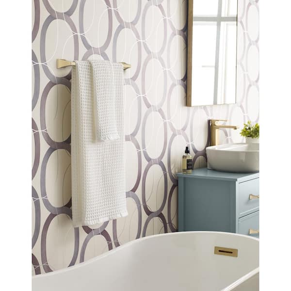 Mulholland 18 in. (457 mm) L Towel Bar in Golden Champagne