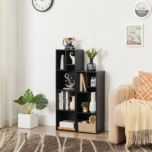 Simple Home 5-Tier Adjustable Shelf Bookcase，Black