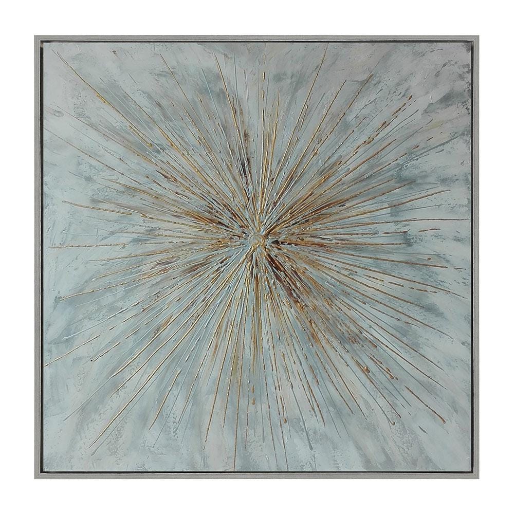 Ensley Framed Abstract Wall Art 40 in. x 1.5 in.