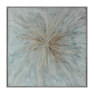 Ensley Framed Abstract Wall Art 40 in. x 1.5 in.