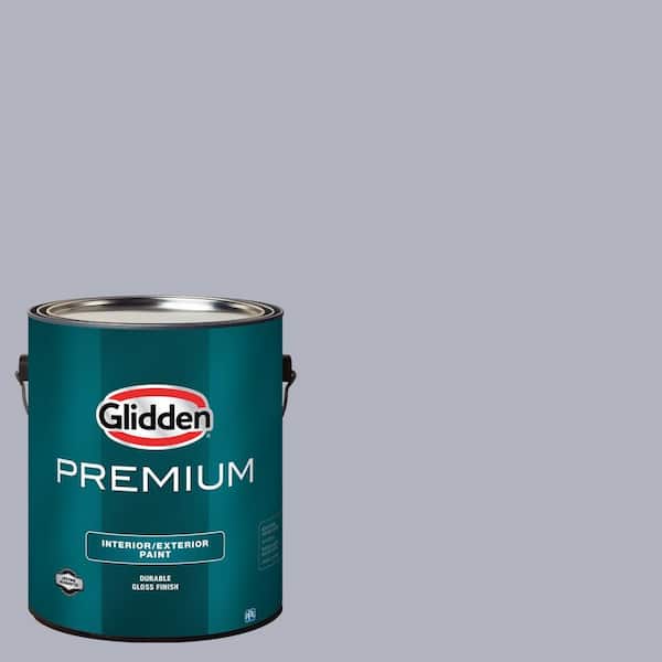 1 gal. Glistening Gray PPG1043-4 High Gloss Interior/Exterior Trim, Door and Cabinet Paint