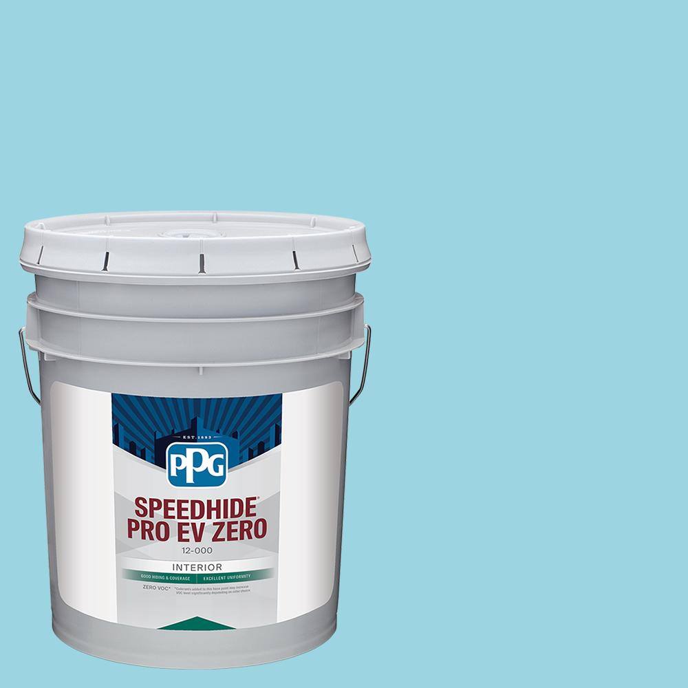 Speedhide Pro EV Zero 5 gal. PPG1236-4 Ocean Cruise Eggshell Interior Paint price history on PriceWatchPro