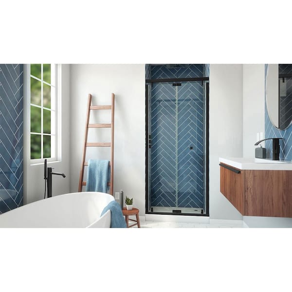 BUTTERFLY - S DreamLine Butterfly-S Brushed Nickel 34-in to 35-1/2-in W x