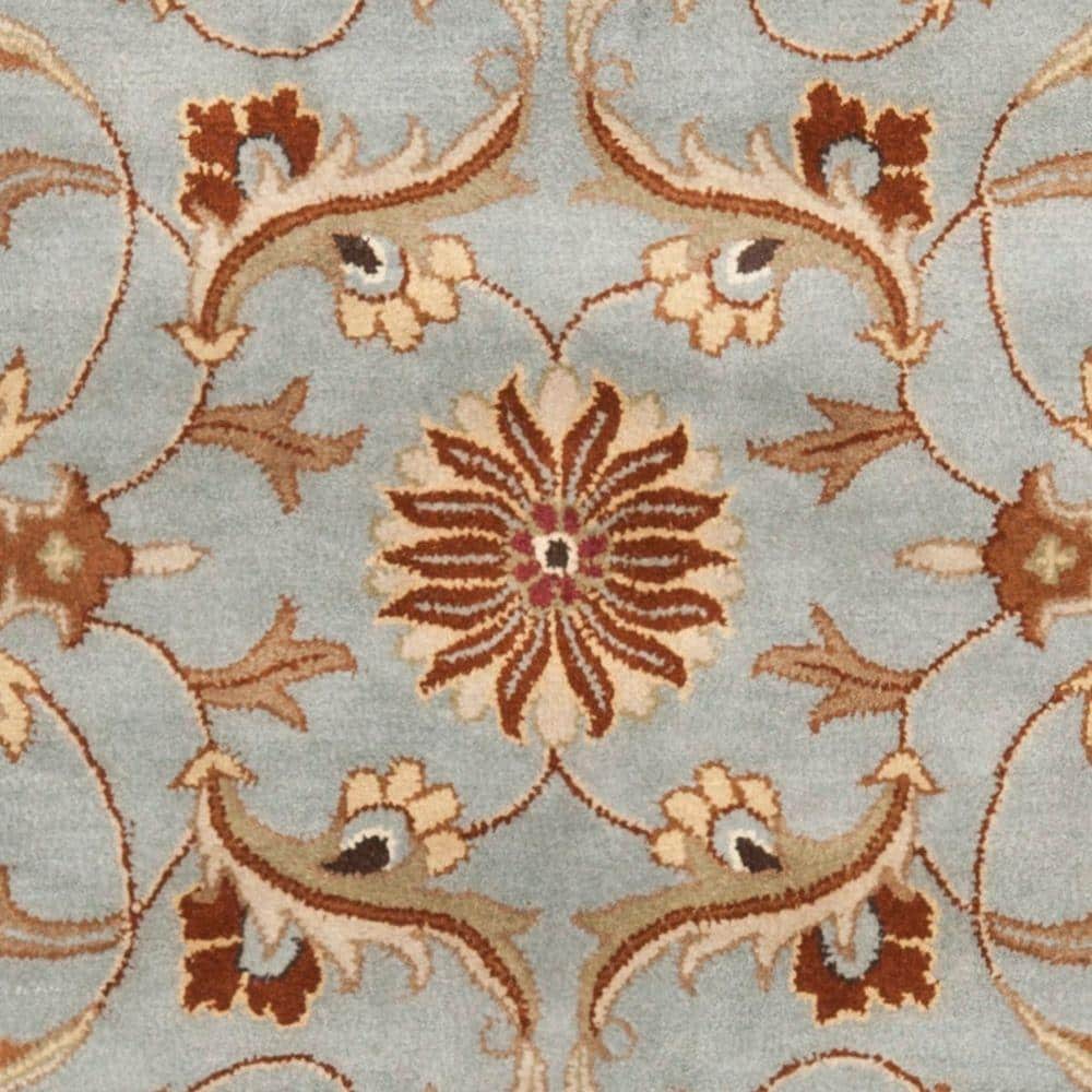 Heritage Blue and Beige Hand-Tufted Wool 9' x 12' Rug