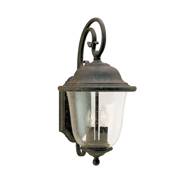 Generation Lighting Trafalgar 2-Light Oxidized Bronze Outdoor 18 in ...