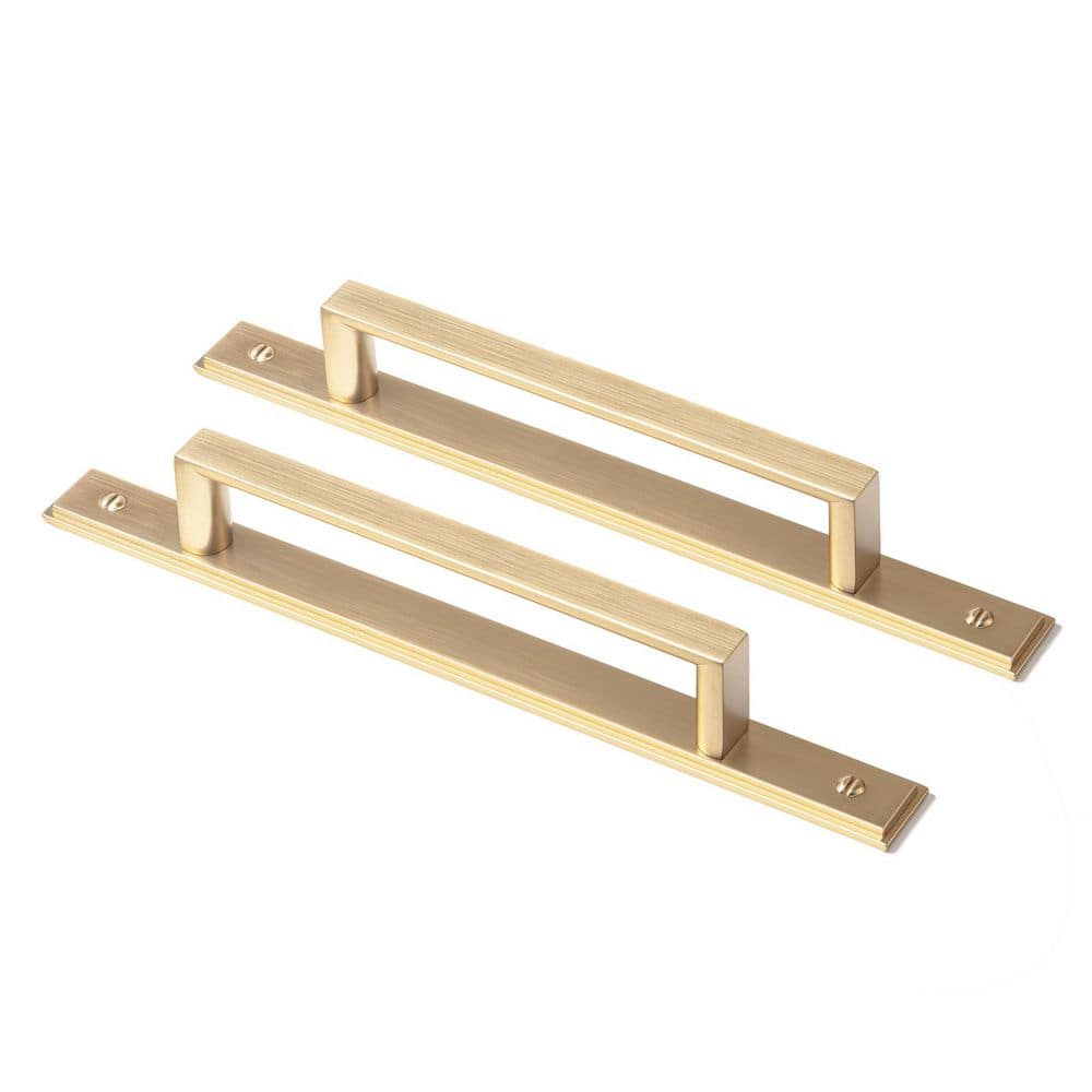 2-Pack 5 in. (128 mm) Champagne Bronze Zinc Alloy Cabinet Pull with Sleek Elongated Backplate Drawer Bar Pull price history on PriceWatchPro