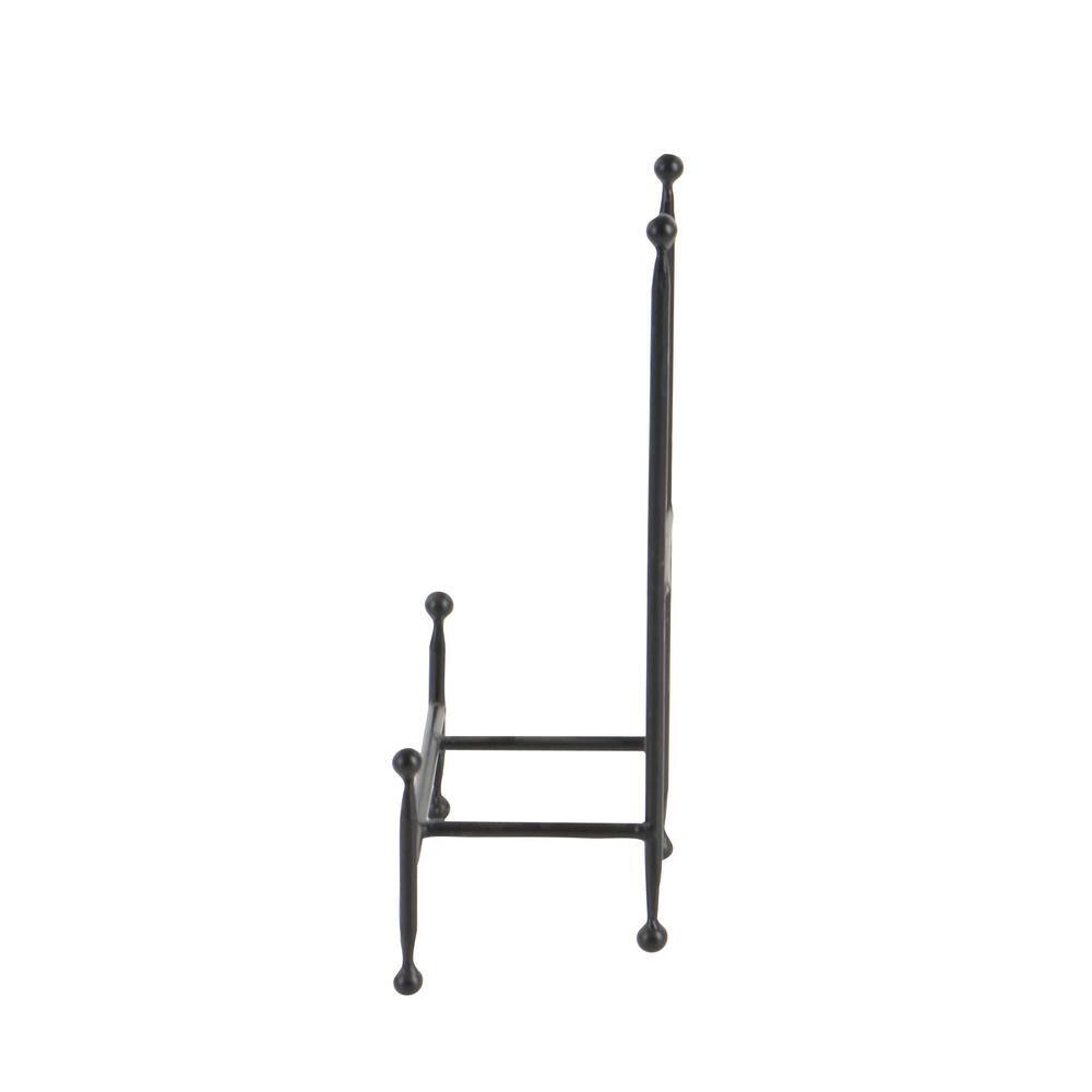 Black Iron Ball-Tip Easel Set for Art Display