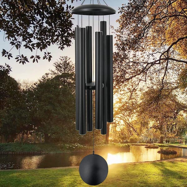 Justincity 45 in. Aluminum Wind Chimes Outdoor Garden Hanging