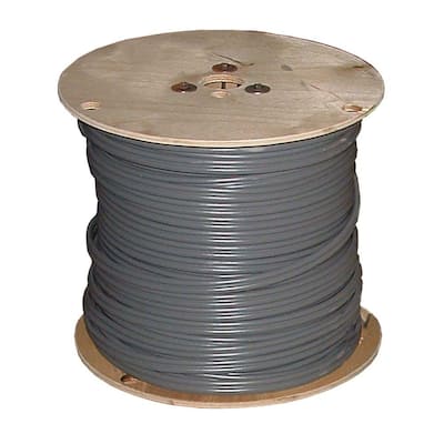 1000 ft. 12/3 Gray Solid CU UF-B W/G Wire — Home Depot clearance