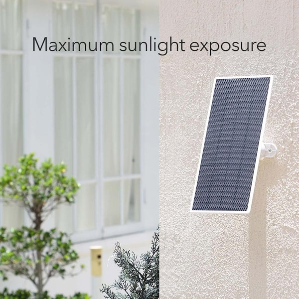 Wasserstein Solar Panel for Google Nest Cam (Battery) with 2.5