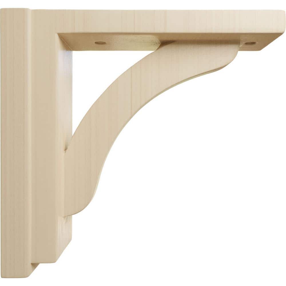 Reece Natural Rubberwood 8.75" Shelf Bracket