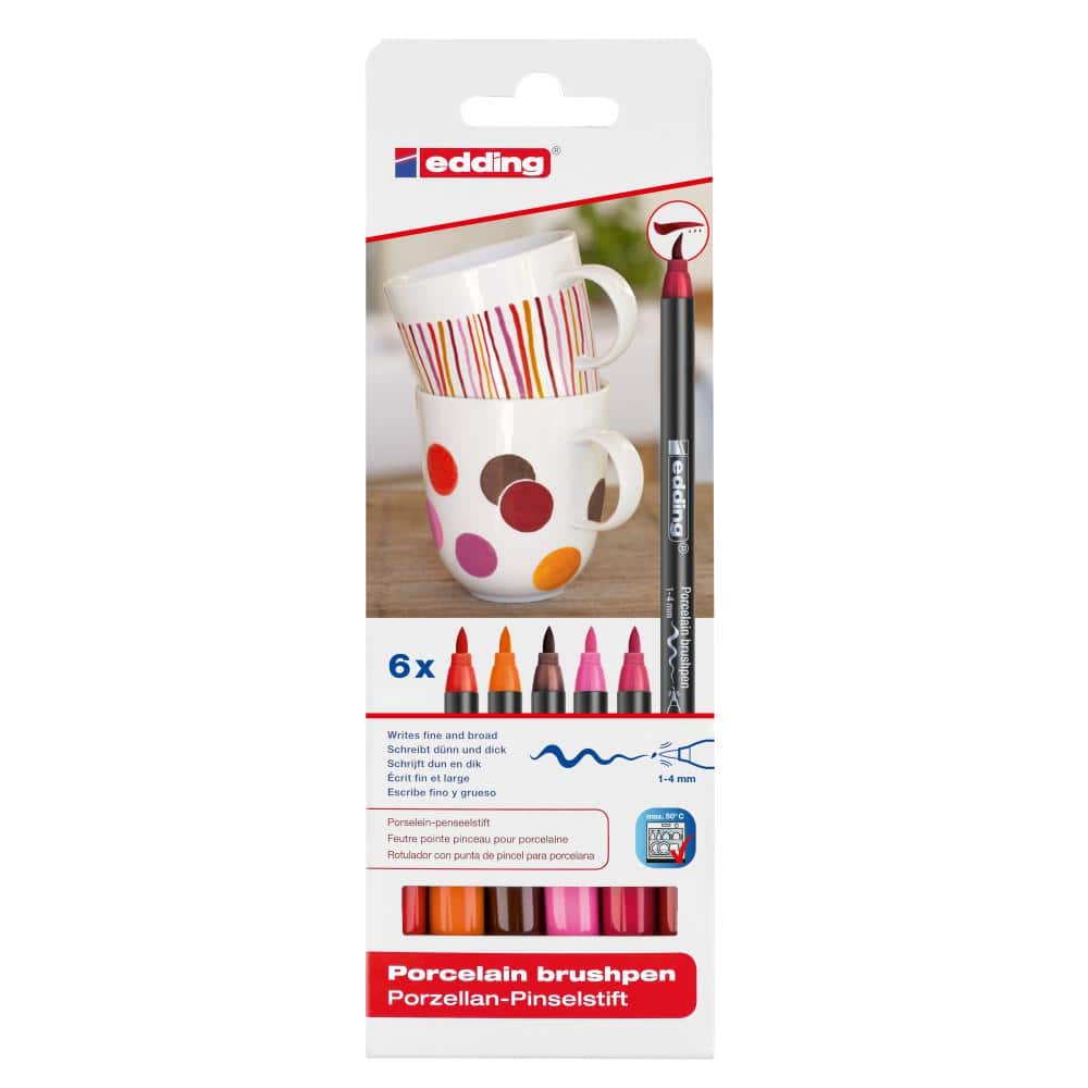 Reviews for edding 4200 Brush Pen Set, Warm (6-Colors) | Pg 1 - The Home Depot
