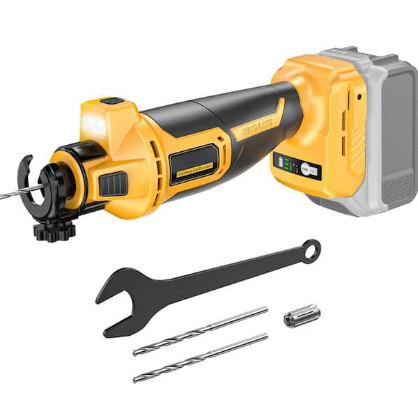 Cordless Drywall Cutting Tool with 3-Speed Adjustable Brushless Router for Sheetrock Wood Plywood 20V Saw Tool Only