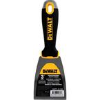 3 in. Stainless Steel Putty Knife with Soft Grip Handle