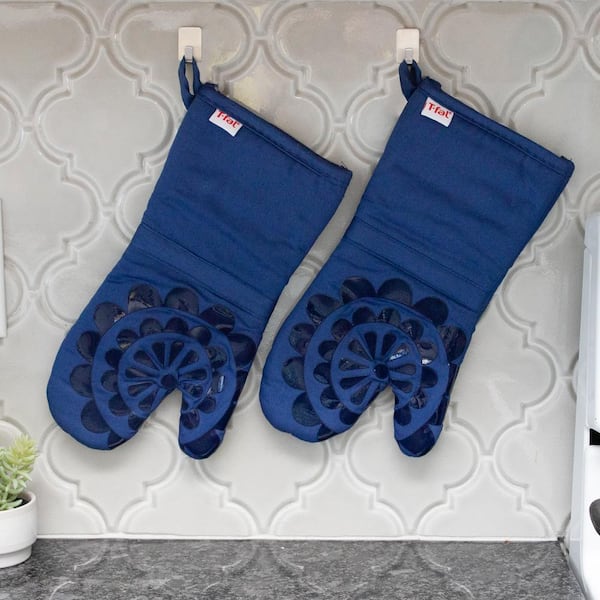 Now Designs Heat Resistant Quilted Oven Mitts Bali Blue Set of 2, Set of 2  - Foods Co.