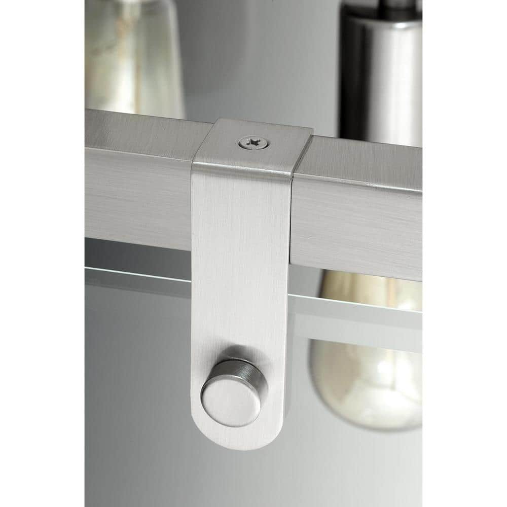 Glayse Brushed Nickel 5-Light Pendant with Beveled Glass Shade