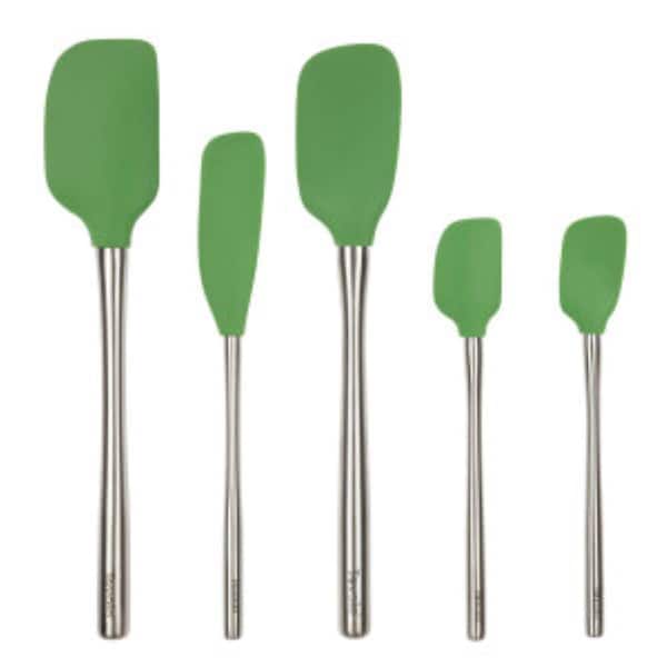 Tovolo Flex-Core Spatula Stainless Steel Handled Set (Set of 5)