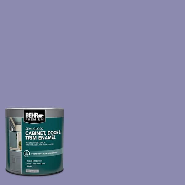 BEHR PREMIUM 1 qt. M550 5 Violet Aura Semi Gloss Enamel Interior