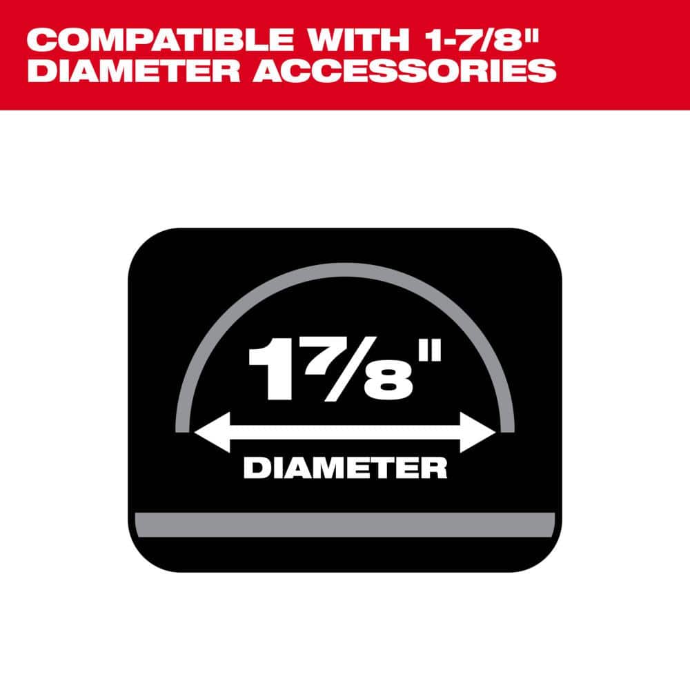 Milwaukee 1-7/8" x 16' Black Flexible Vacuum Hose