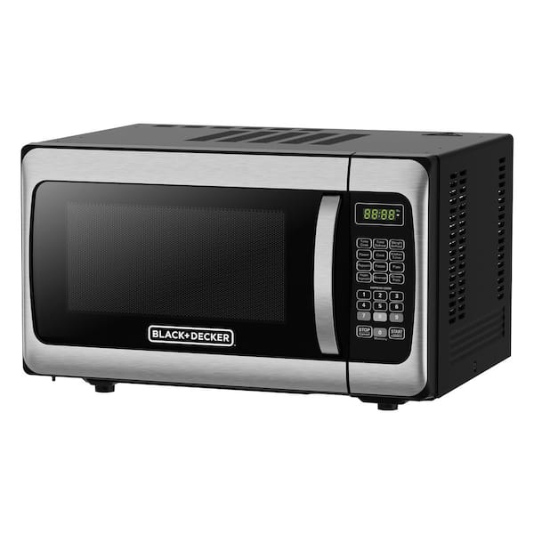 BLACK DECKER 1.1 Cu. Ft. Microwave Stainless Steel Countertop